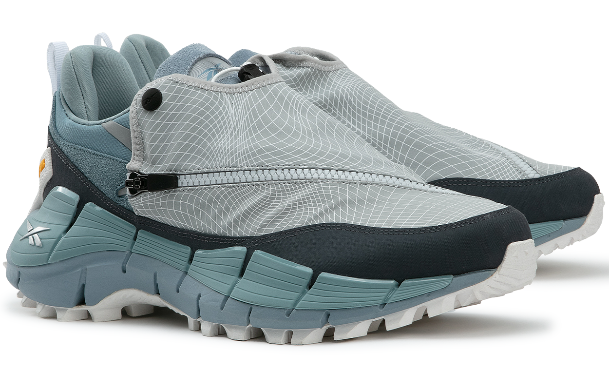 Spyder x Reebok ZIG KINETICA EDGE 2.5 Abrasion Resistant Low top Running Shoes Unisex Smoke Blue