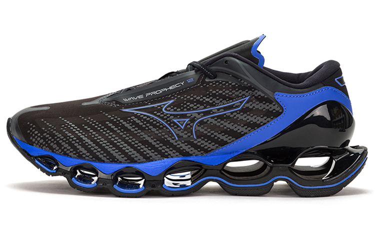 Кроссовки Mizuno Wave Prophecy 12S (черно-синие)