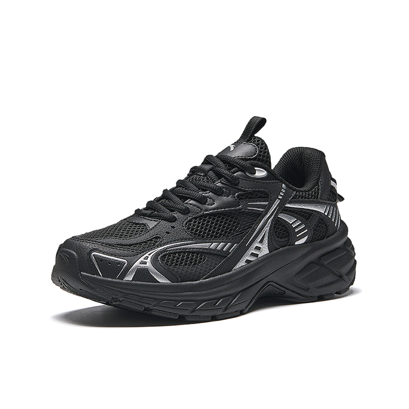 Anta Low top Casual Running Shoes Women’s Black Silver