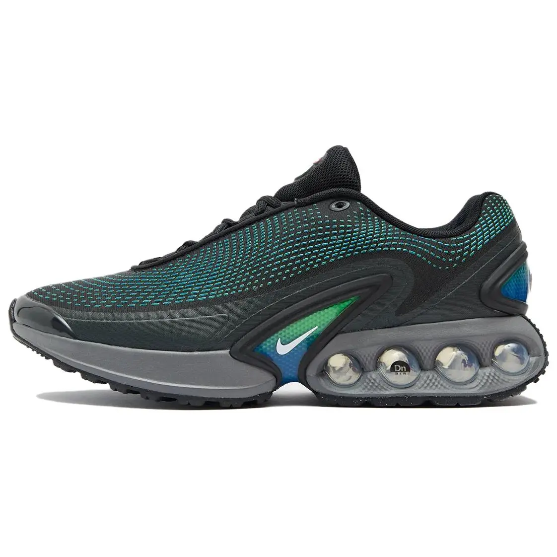 Nike Air Max Dn Breathable Low top Casual City Commuting Running Shoes Men's Black Teal