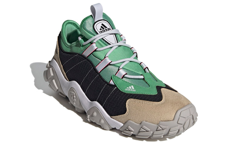 Кроссовки adidas originals Fyw Secant (черно-коричнево-зеленые) — фото 3