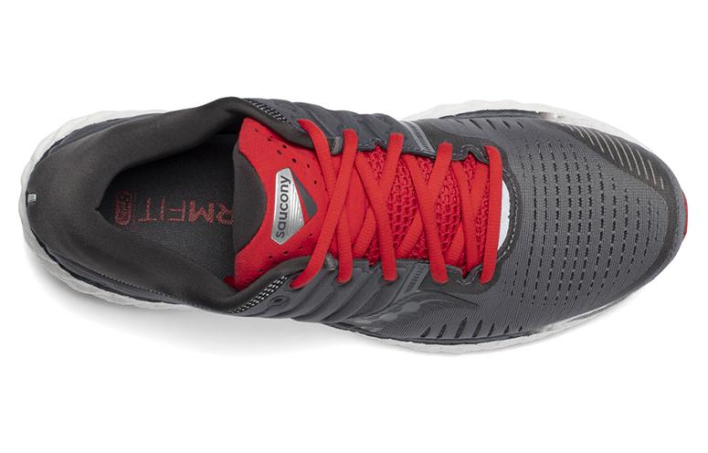 saucony Hurricane 22 ‘Charcoal Red’