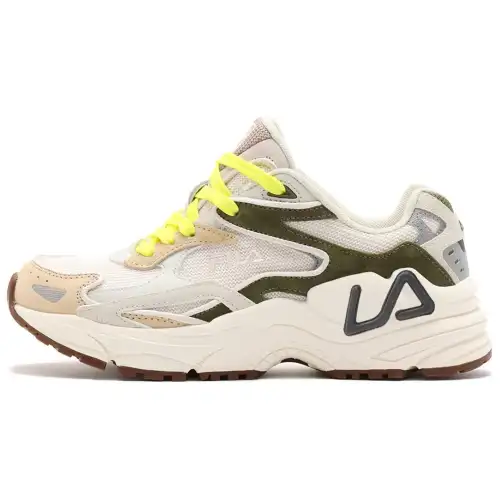 FILA Catapult Low top Casual Running Shoes Unisex White Green