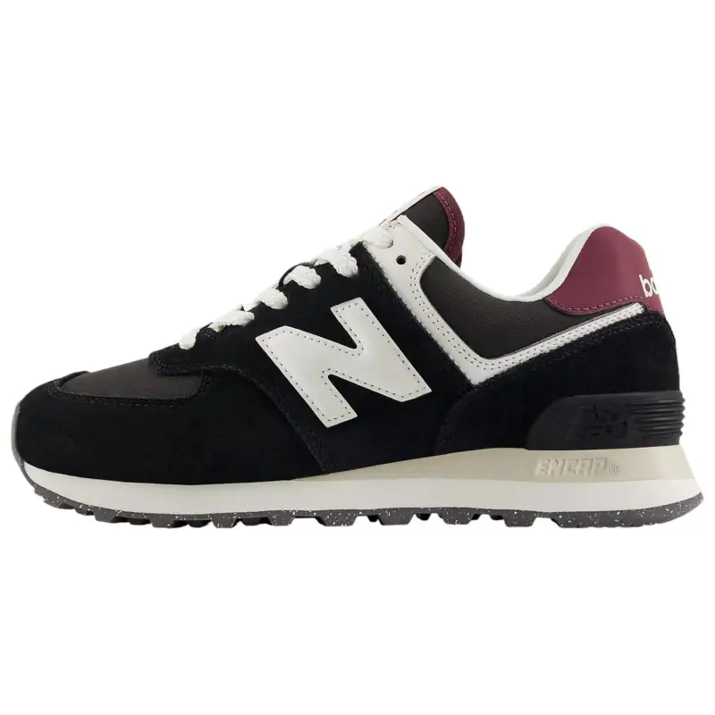 574 Wmns New Balance 'Black White Maroon' Women's