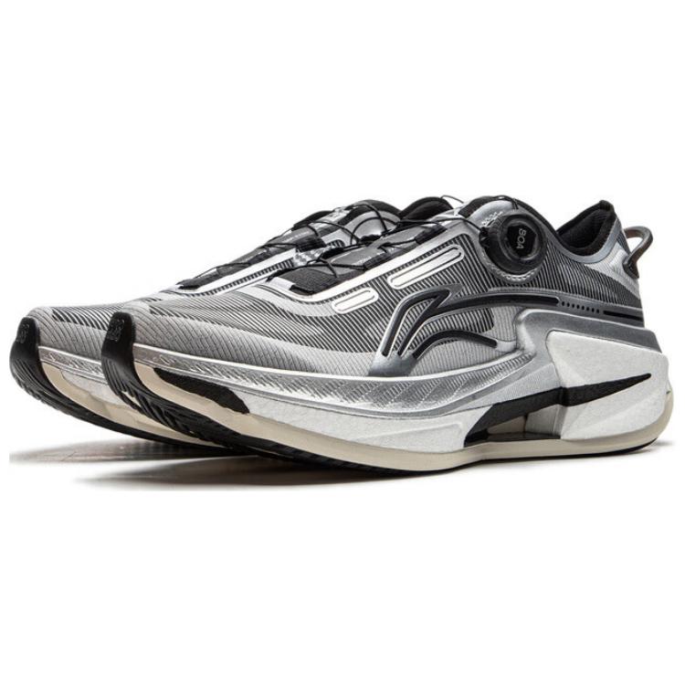 Li Ning Furious Rider 8 PRO Slip Resistant Abrasion Resistant Low top Running Shoes Men’s Gray Black White