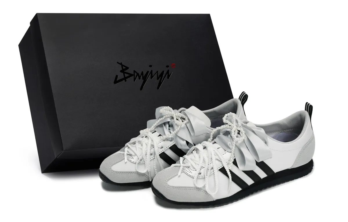 Adidas VS JOG 2.0 811 Manufacturing, Dancing Heart Knot, Special Shoe Box Slip Resistant Abrasion Resistant