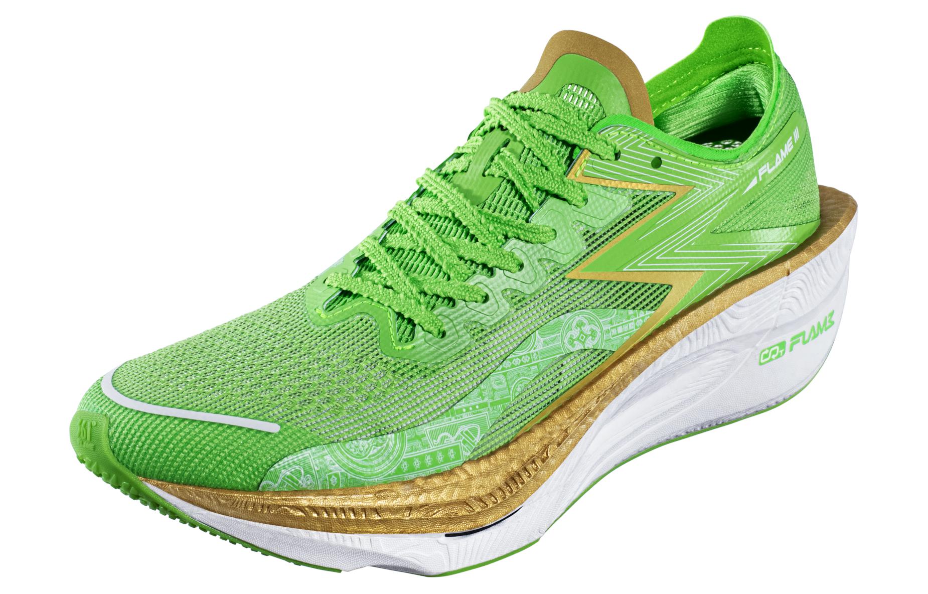 361° Flame 3 Comfortable And Trendy Cushioning Slip Resistant Abrasion Resistant Low top Running Shoes Unisex Green