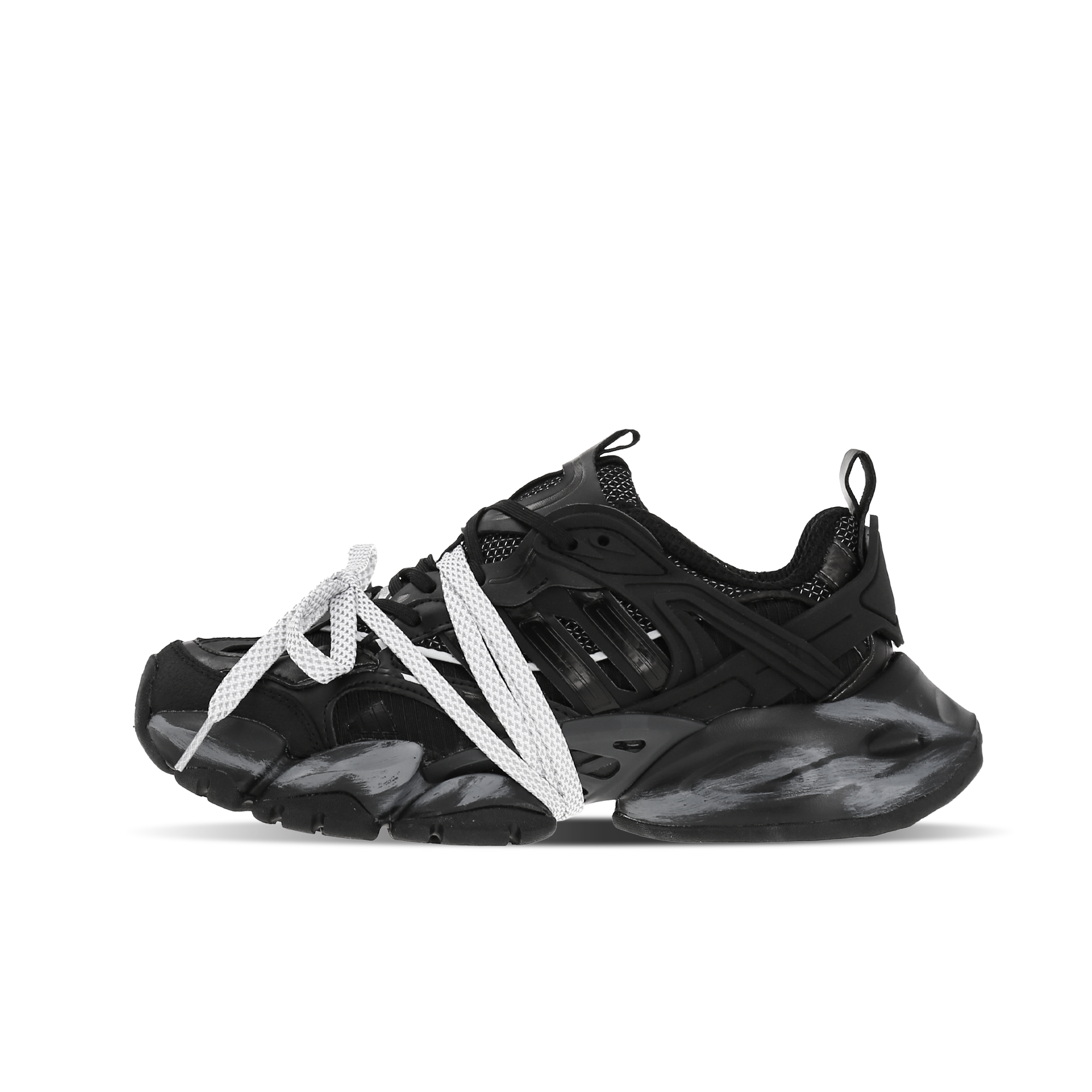 Adidas XLG RUNNER DELUXE Lightweight Low top Running Shoes Unisex Black Gray