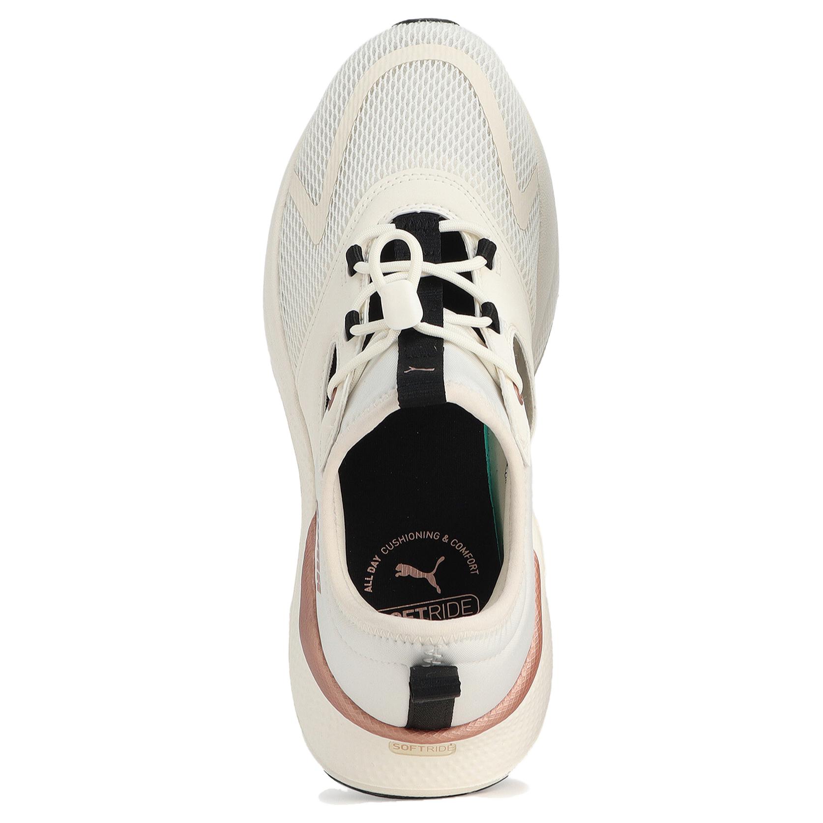 PUMA SOFTRIDE Mayve Textile, Artificial Leather Slip Resistant Abrasion Resistant Low top Running Shoes Women’s