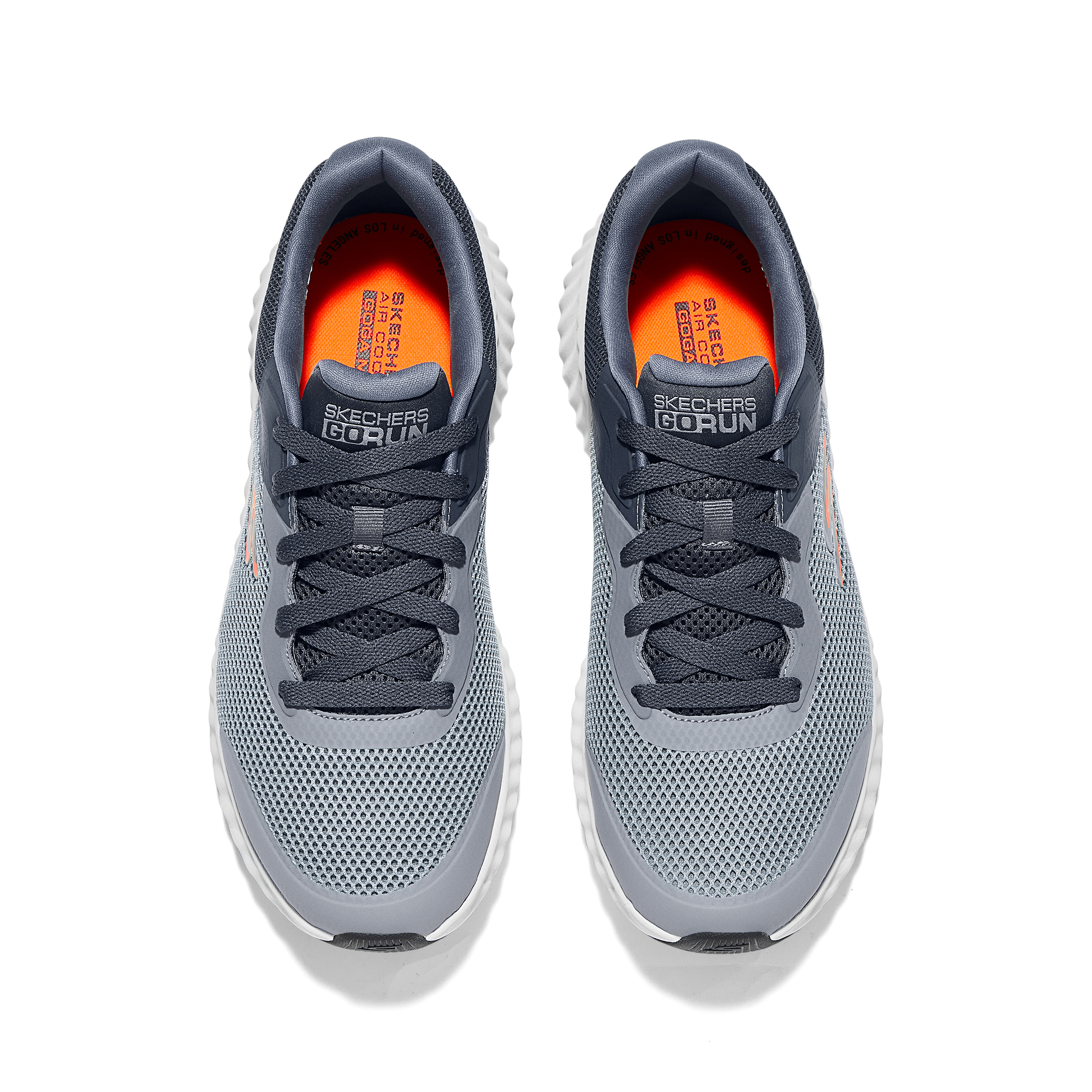 Skechers GO RUN NOW Fabric Abrasion Resistant Low top Running Shoes Men’s Gray