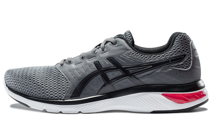 Asics Gel moya Fabric Abrasion Resistant Low top Running Shoes Men's Gray Black