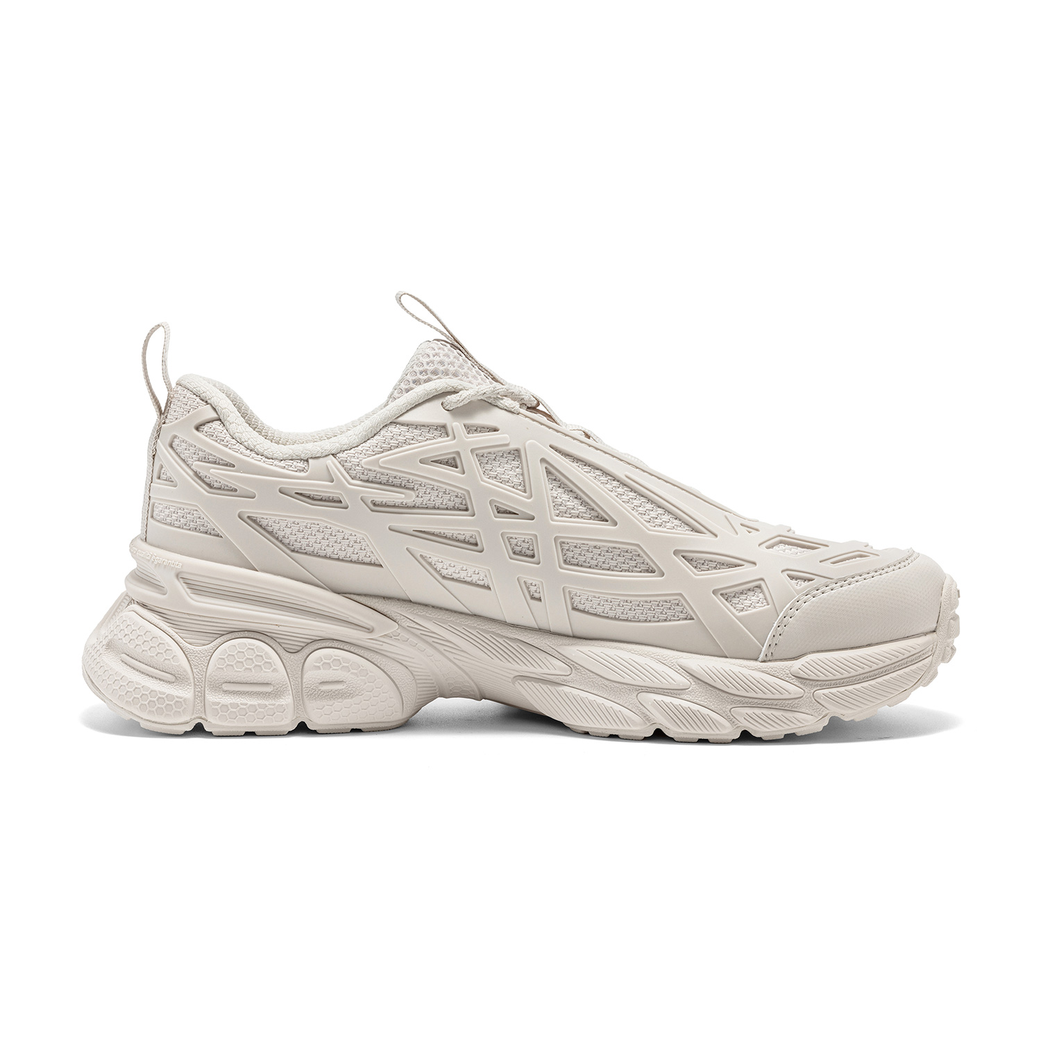 Kappa Slip Resistant, Abrasion Resistant, Lightweight Low top Running Shoes Unisex Beige Brown