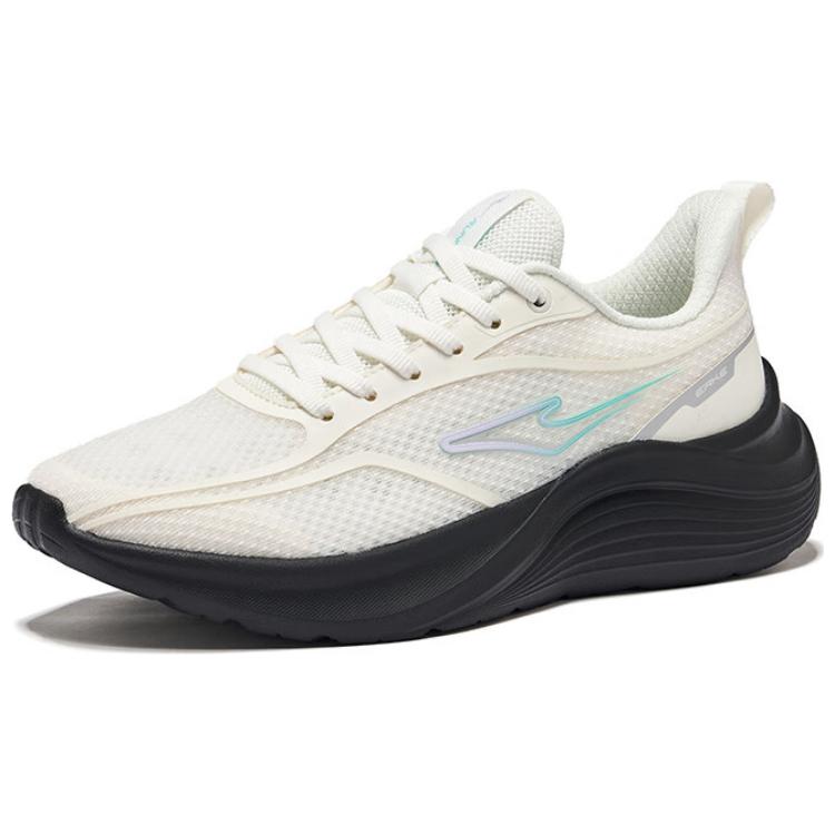 Erke Meteor Cushioning Breathable Slip Resistant Low top Casual Running Shoes Women’s Microcrystal White