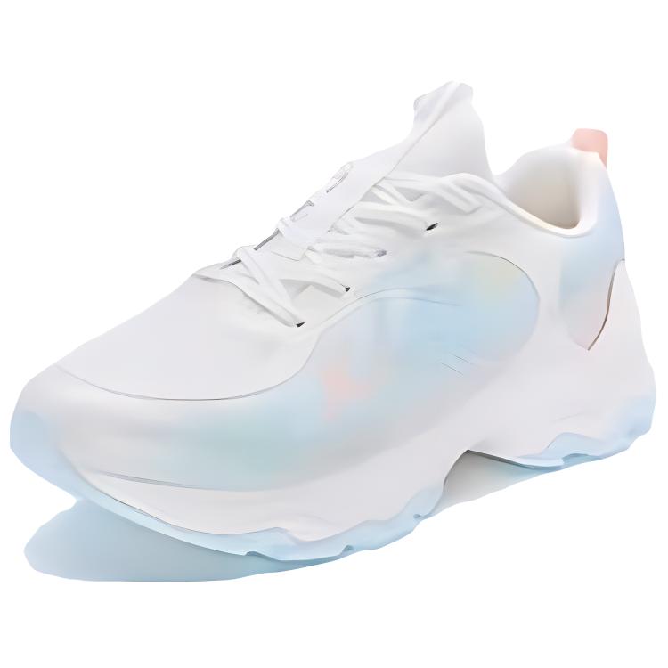 XTEP Manchester Dance Cushioning, Wear Resistant Low top Running Shoes Women’s White Blue Pink