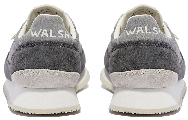 Norman Walsh Leather, Nylon Abrasion Resistant, Breathable, Lightweight Low top Running Shoes Men's Gray