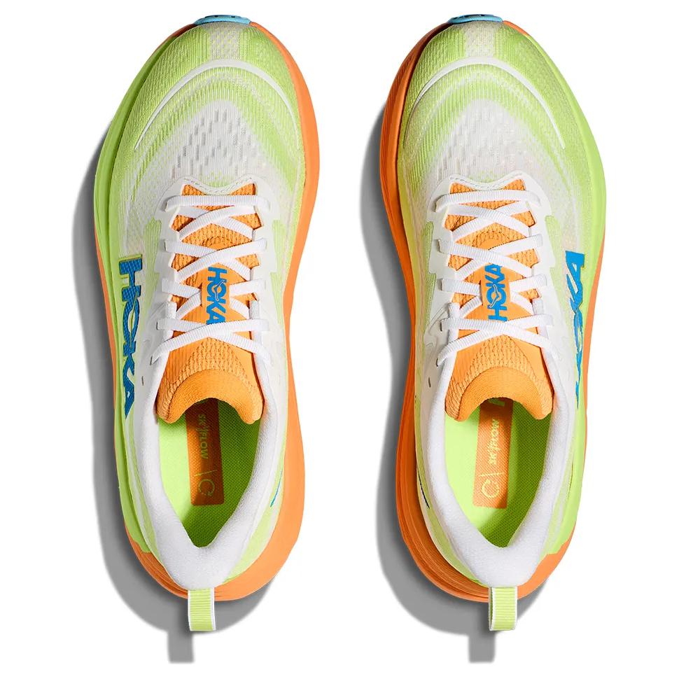 HOKA ONE ONE Slip Resistant Abrasion Resistant Low top Casual Running Shoes Men’s Green Orange