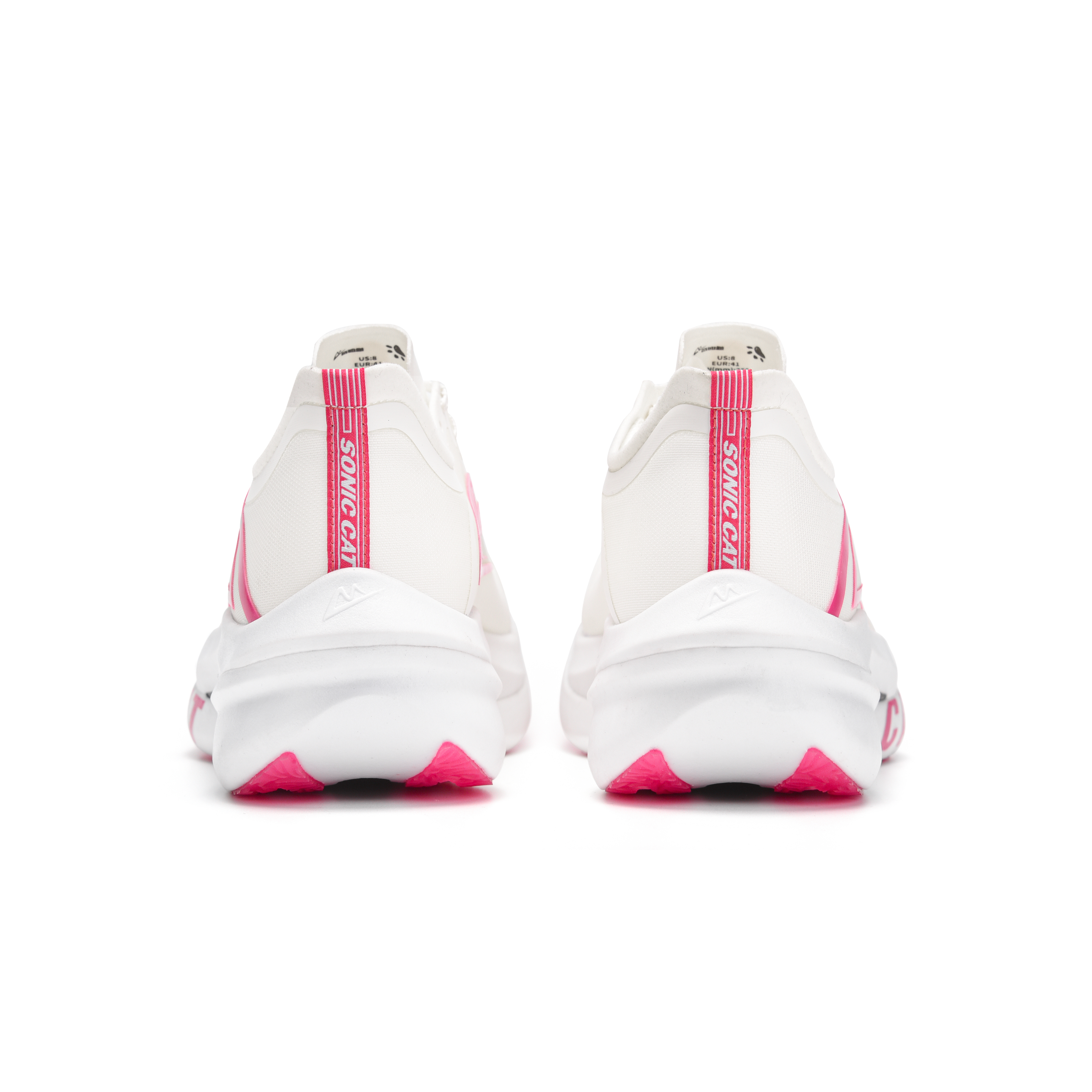 YINSUMAO Running Shoes Unisex White Pink