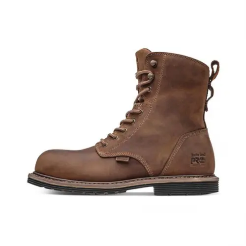 Timberland 6 Inch Breathable, Waterproof, And Abrasion Resistant Casual Short Work Boots Men's Black Brown