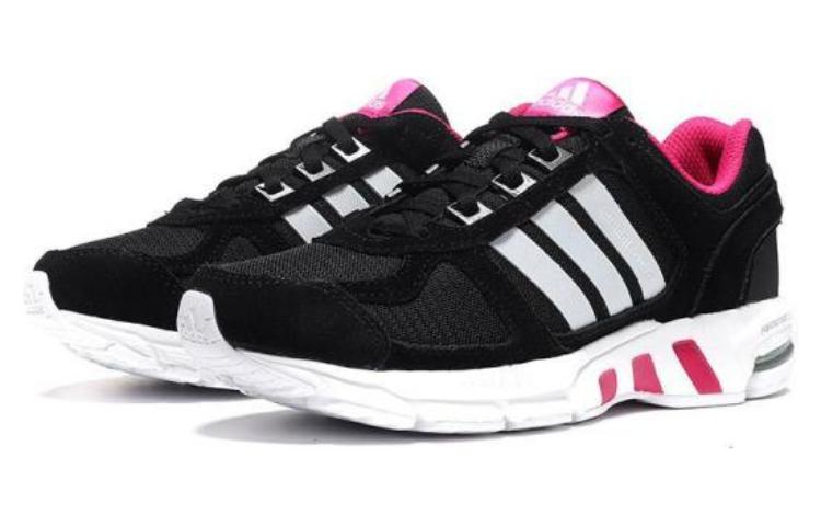 Adidas Equipment 10 Cushioning Slip Resistant Abrasion Resistant Low top Running Shoes Unisex Black Purple
