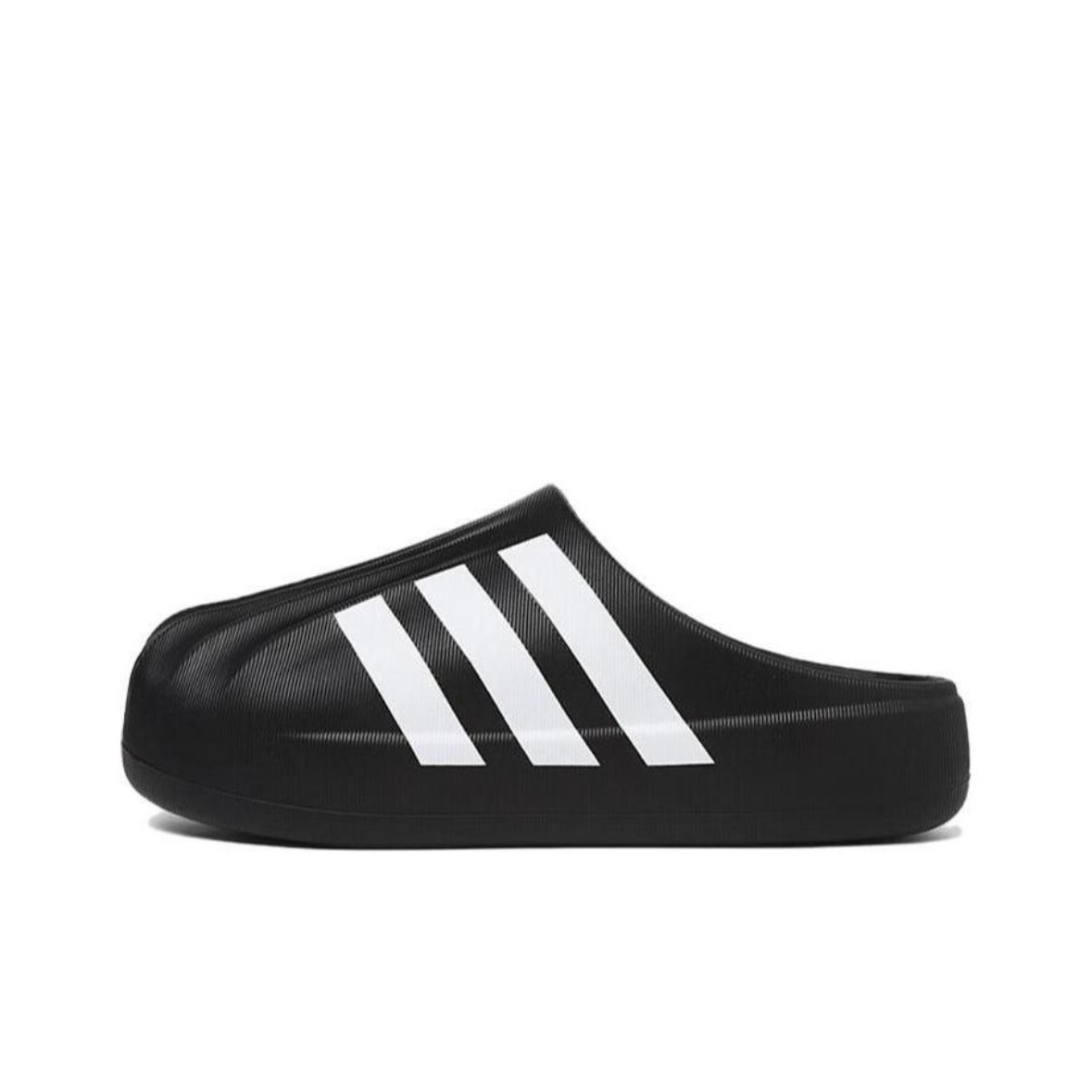 Adidas Originals AdiFOM Superstar Closed Toe Slippers Unisex Black White Gray