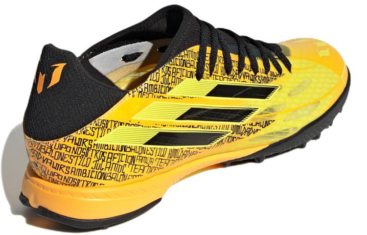 Мужские футбольные бутсы adidas Messi.3 (желто-черные) — фото 4