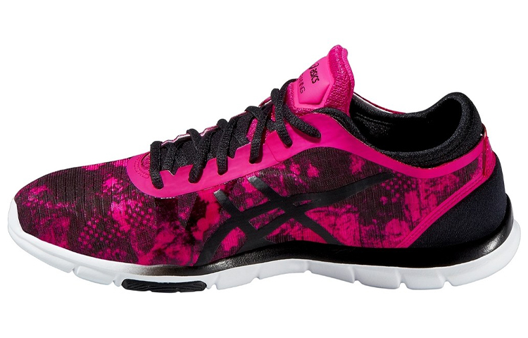Asics Gel Fit Nova Comfortable Breathable, Lightweight, And Abrasion Resistant Low top Running Shoes Women's Pink Black