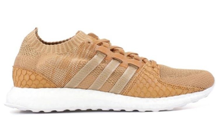 Кроссовки adidas originals EQT Support Ultra Pusha T Brown Paper Bag (коричнево-белые) — Коричневый / белый — фото 2