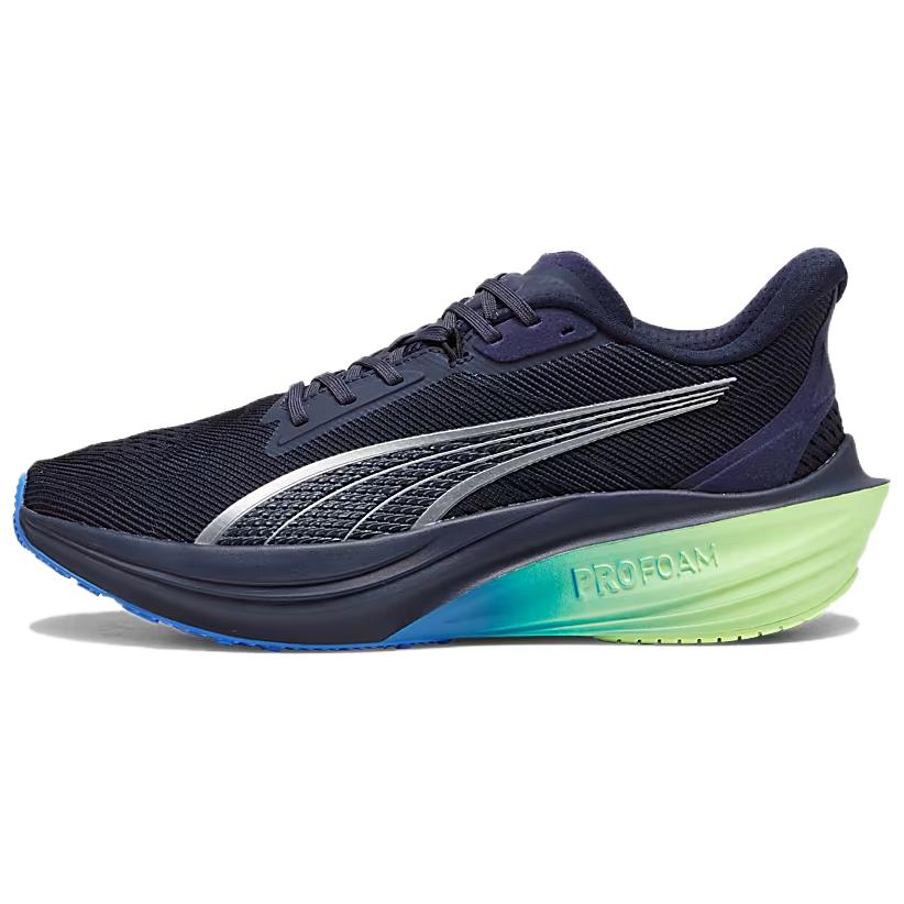 PUMA Darter Pro Slip Resistant Abrasion Resistant Low top Running Shoes Unisex Black Green