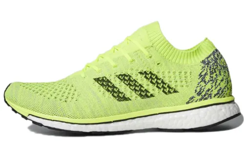 Adidas Adizero Prime Comfortable Slip Resistant And Breathable Low top Running Shoes Unisex Green Black