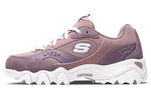 Skechers D'LITES Running Shoes Women's Low Top Pink/Purple