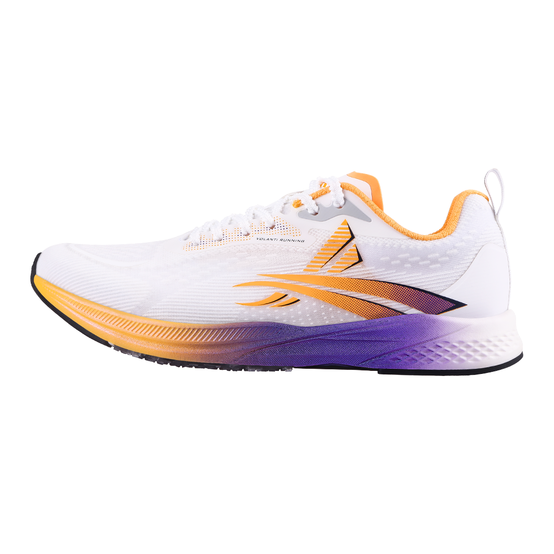 Volandi 911 Dream Lightning Running Shoes High School Entrance Examination Low Top Training Sprint Physical Test Running Shoes Men and Women Same Style White Purple
