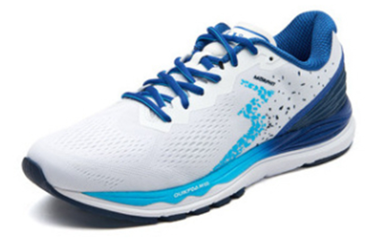 361° Cushioning Slip Resistant Abrasion Resistant Low top Casual Running Shoes Men’s White Blue