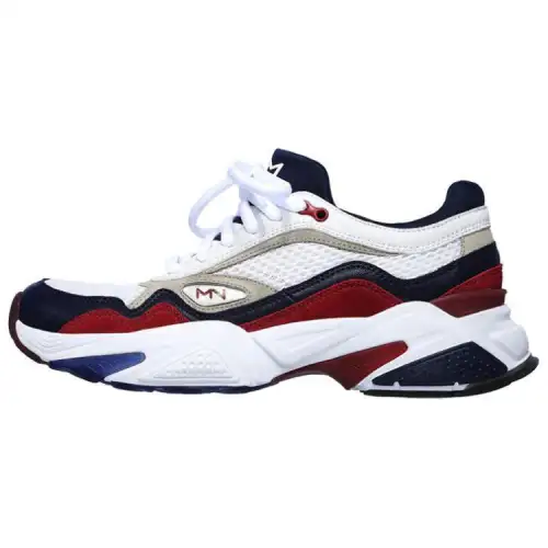 Skechers Kraz Wiley Low Top White/Blue/Red