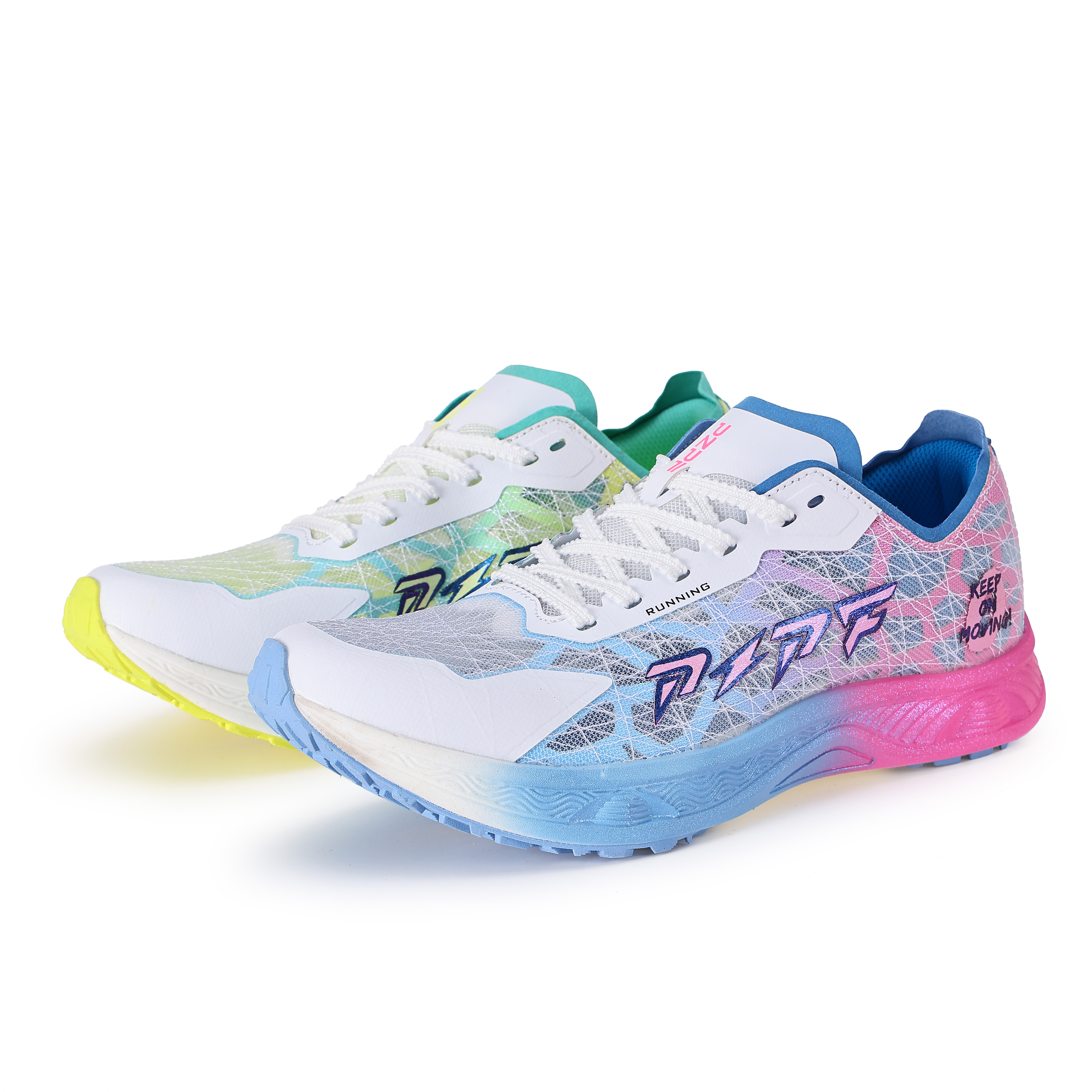 PZPF Cushioning Slip Resistant Abrasion Resistant Low top Full Length Genuine Carbon Plate Running Shoes Unisex