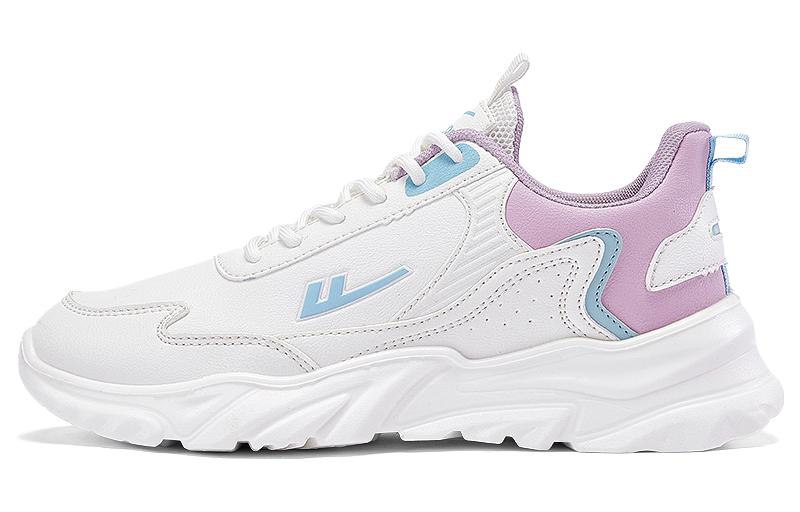 Warrior Slip Resistant Abrasion Resistant Slip Resistant Abrasion Resistant Low top Running Shoes Women’s White Purple