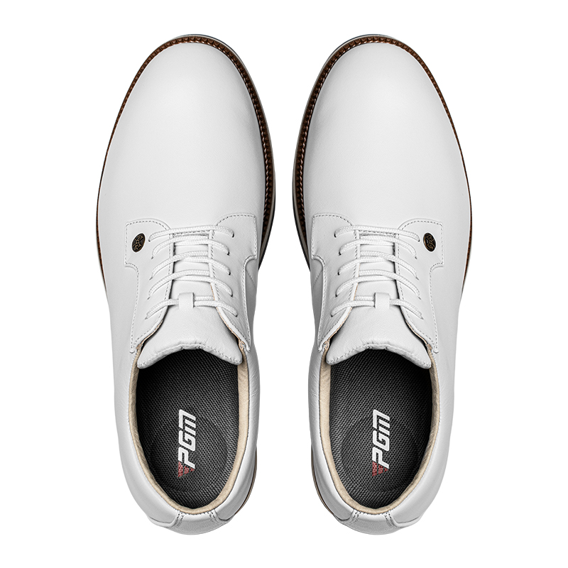 PGM Slip Resistant Abrasion Resistant Slip Resistant Abrasion Resistant Low top Golf Shoes Men’s White