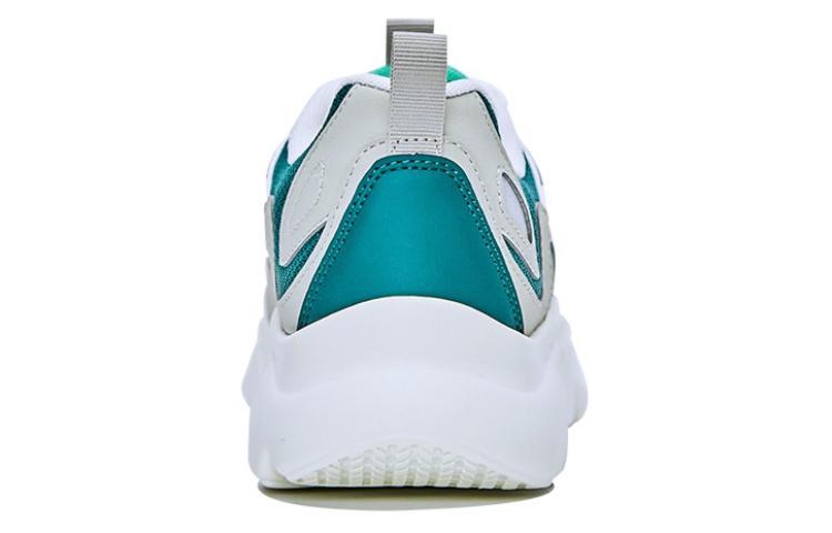 QIAODAN Cushioning, Wear Resistant Low top Running Shoes Men’s White Gray Green