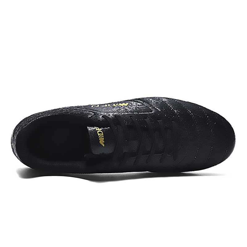 ATAY Slip Resistant Abrasion Resistant Slip Resistant Abrasion Resistant Soccer Shoes Unisex Black