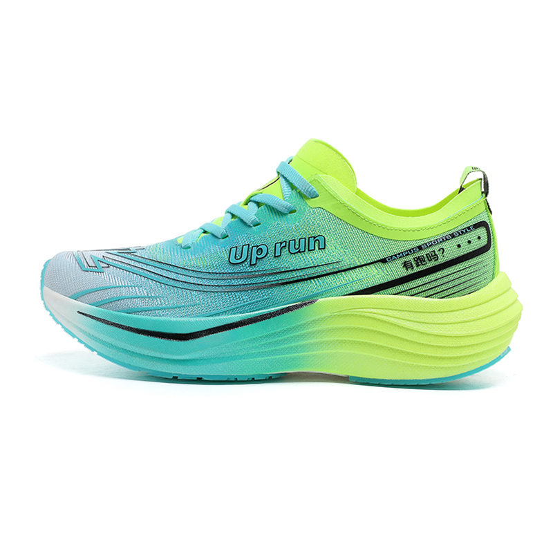 Up Run UP2.0 Running Shoes Unisex Glow In The Dark Green