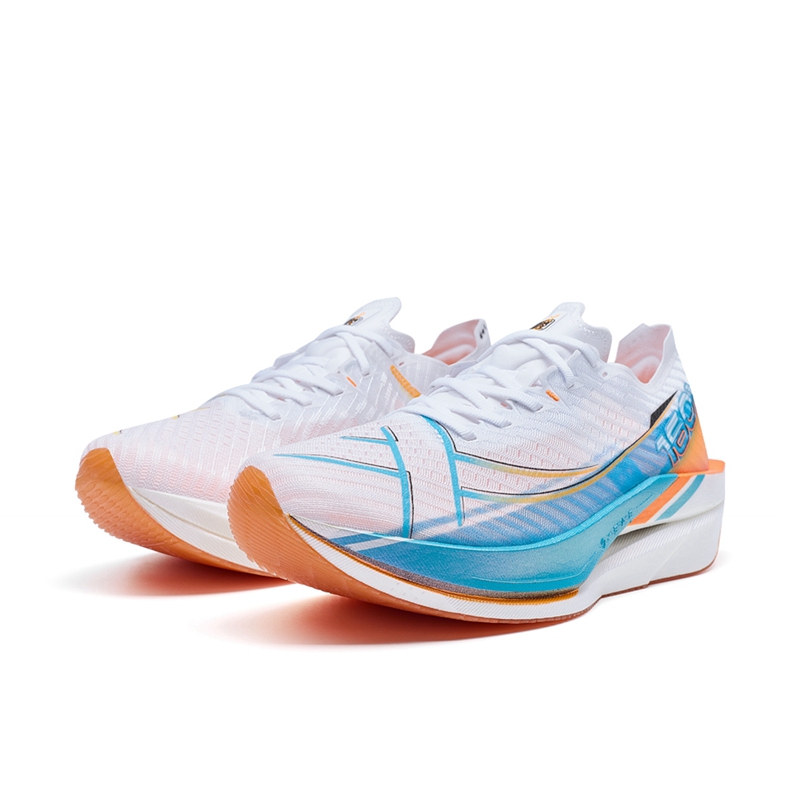 XTEP 160X 6.0 Breathable Slip Resistant Abrasion Resistant Rebound Low top Running Shoes Women's Le Mans Colorway