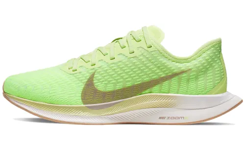 Nike Pegasus turbo 2 Pegasus professional and comfortable fabric shock-absorbing, non-slip, wear-resistant, breathable and lightweight, low-top casual running shoes, women's white and green