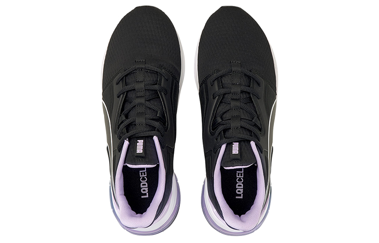 Женские кроссовки PUMA Lvl-up XT (черно-бело-фиолетовые) — фото 3
