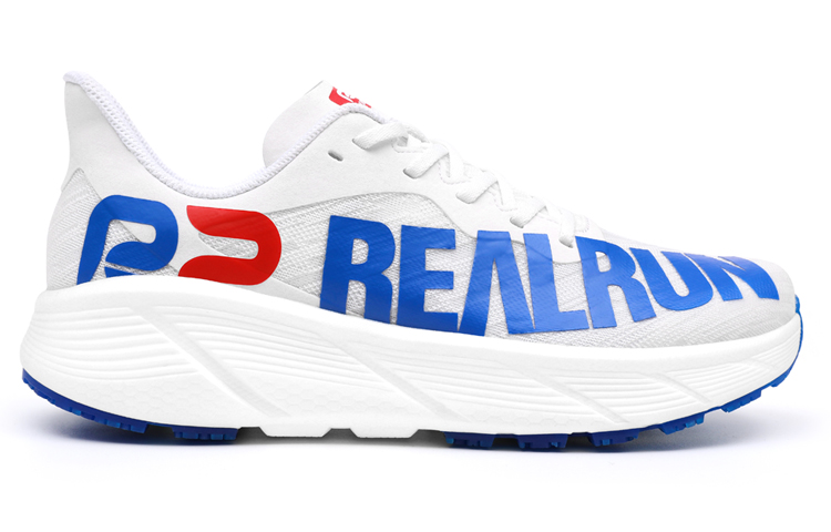 R2 REALRUN Mesh Marathon Running Shoes Unisex White Blue Red