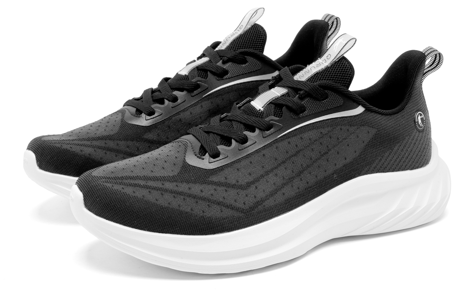 QIAODAN Fabric Cushioning Rebound Abrasion Resistant Lightweight Breathable Slip Resistant Low top