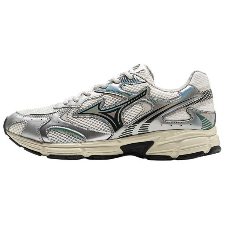 Mizuno Speed 2K Low top Casual Training Long Distance Running Sprint City Commuting Running Shoes Unisex White Silver