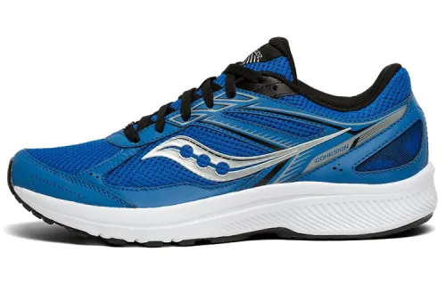 Saucony Cohesion 14 Fashion Cushioning Slip Resistant Abrasion Resistant Low top Running Shoes Men's Blue Standard M