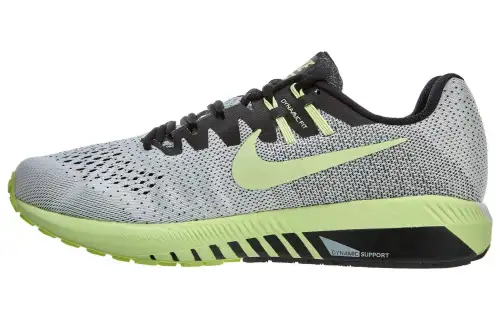 Nike Zoom Structure 20 Air Zoom Structure 20 Solstice Cushioning Slip Resistant Low top Running Shoes Men's Gray Green