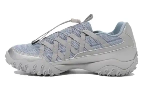 FILA Cushioning, Wear Resistant Low top Running Shoes Unisex Gray Blue