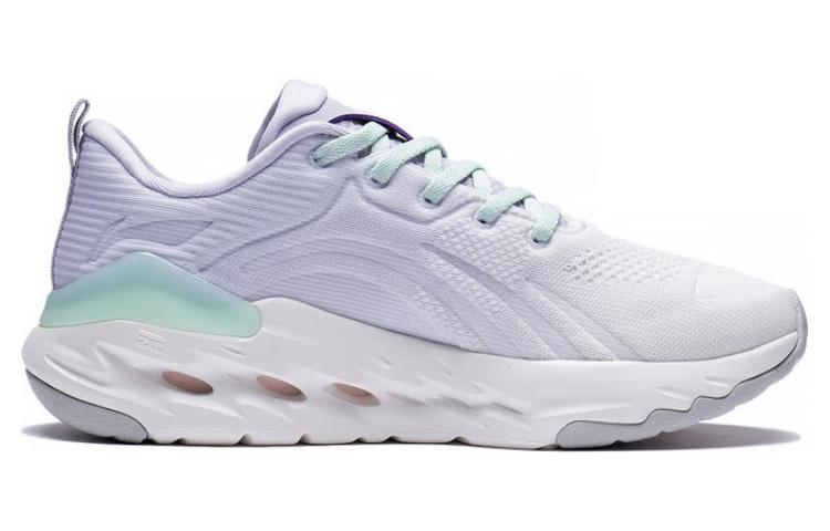 Li Ning Yuedong 1.0 Comfortable Abrasion Resistant Breathable Low top Running Shoes Women’s White Purple