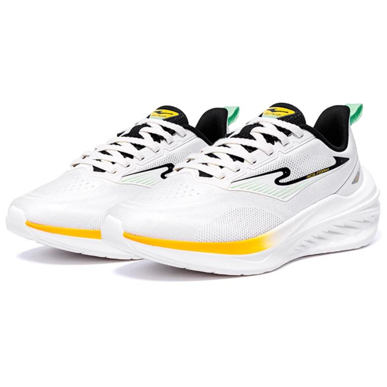 Erke Cushioning Slip Resistant Cushioning Slip Resistant Low top Casual Running Shoes Men’s White Black